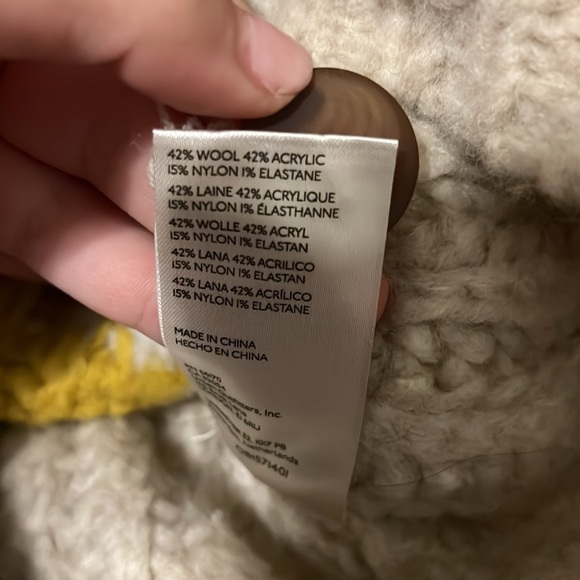 ANTHROPOLOGIE Pilcro Flower Cardigan Sweater Cheerful Smile Flower size xs - Picture 16 of 16